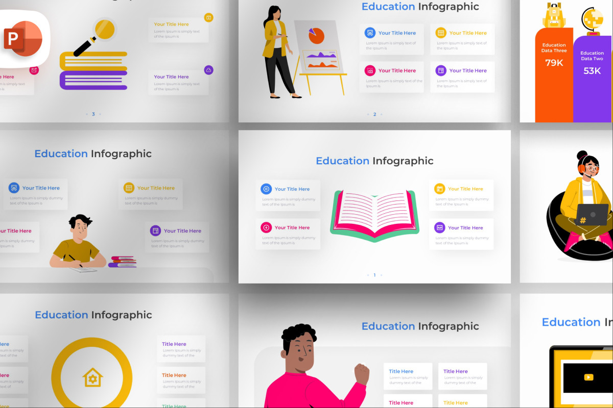 Education PowerPoint Infographic Template | Nulivo Market